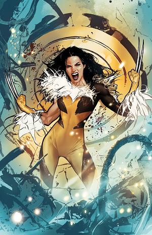 Laura Kinney: Sabretooth [Aor] #1 PABLO VILLALOBOS VIRGIN VARIANT [AOR] [1:50] cover
