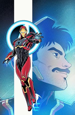 Avengers #31 LUCIANO VECCHIO IRON MAN VIRGIN VARIANT [1:50] cover