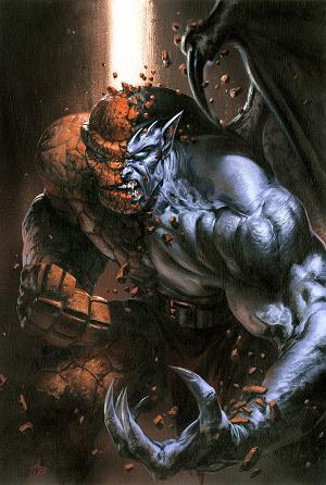 Fantastic Four/Gargoyles #1 GABRIELE DELL'OTTO VIRGIN VARIANT [1:50] cover