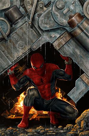 Amazing Spider-Man #14 LEE BERMEJO AMAZING VISIONS VIRGIN VARIANT [1:100] cover