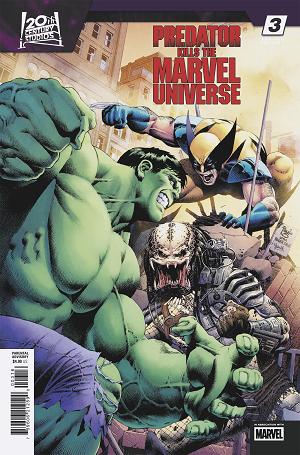 Predator Kills The Marvel Universe #3 PAULO SIQUEIRA VARIANT [1:25] cover