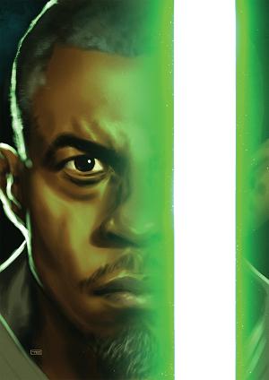 Star Wars Jedi Knights #8 TAURIN CLARKE LIGHTSABER VIRGIN VARIANT [1:50] cover