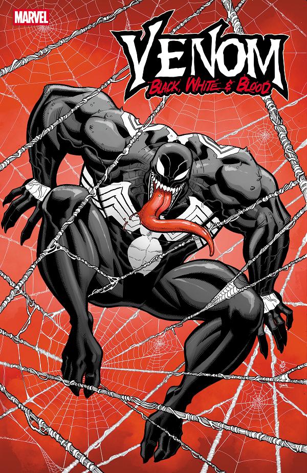 Venom Black White & Blood #3 NICK BRADSHAW VARIANT [1:25] cover