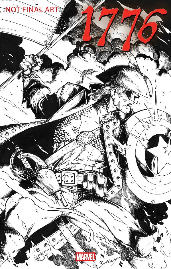 1776 #1 MARK BAGLEY VARIANT [1:25] cover