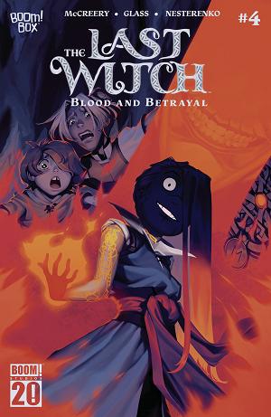 The Last Witch: Blood & Betrayal A Main (Dressed, Glass) #4 cover