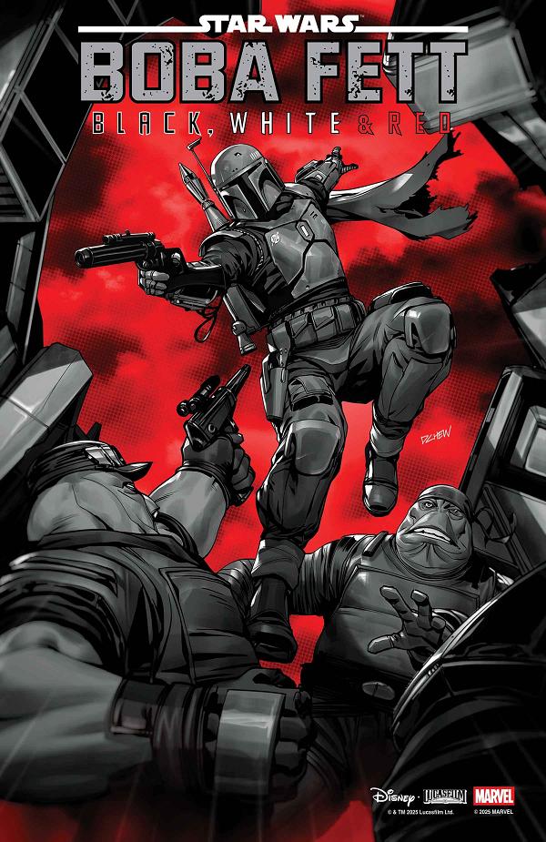 Star Wars: Boba Fett - Black, White & Red #2 cover