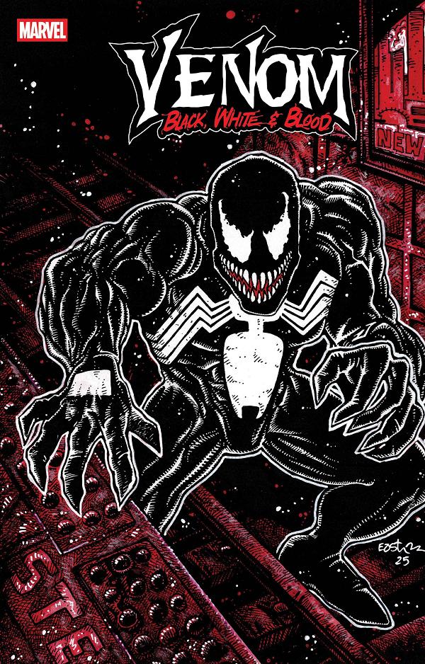 Venom Black White & Blood #3 cover