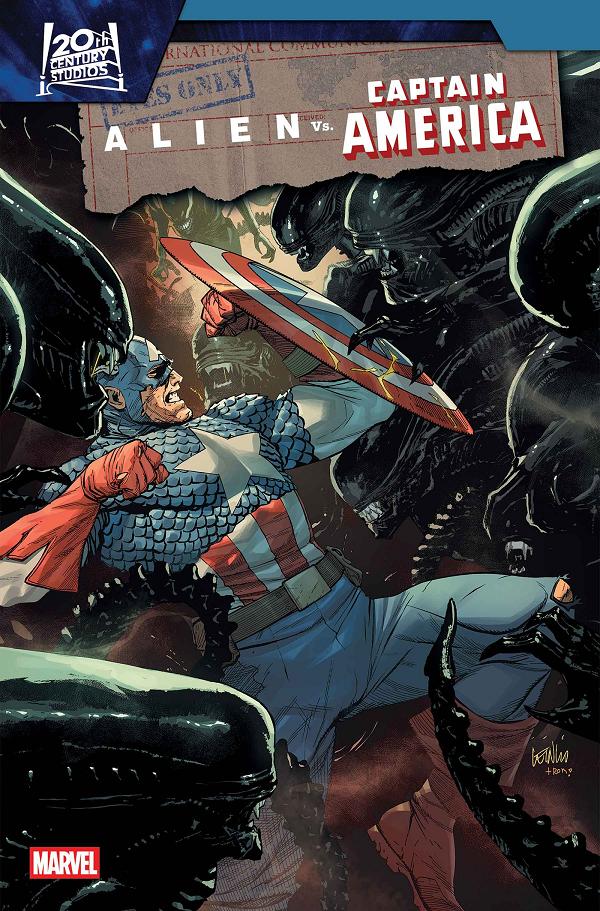Alien Vs. Captain America #1 cover