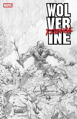 Wolverine: Revenge - Red Band: Raw - Black & White Edition [Polybagged] #5 cover