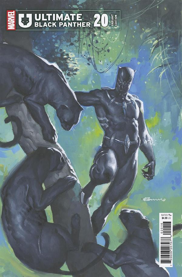 Ultimate Black Panther #20 FABRIZIO DE TOMMASO VARIANT [1:25] cover