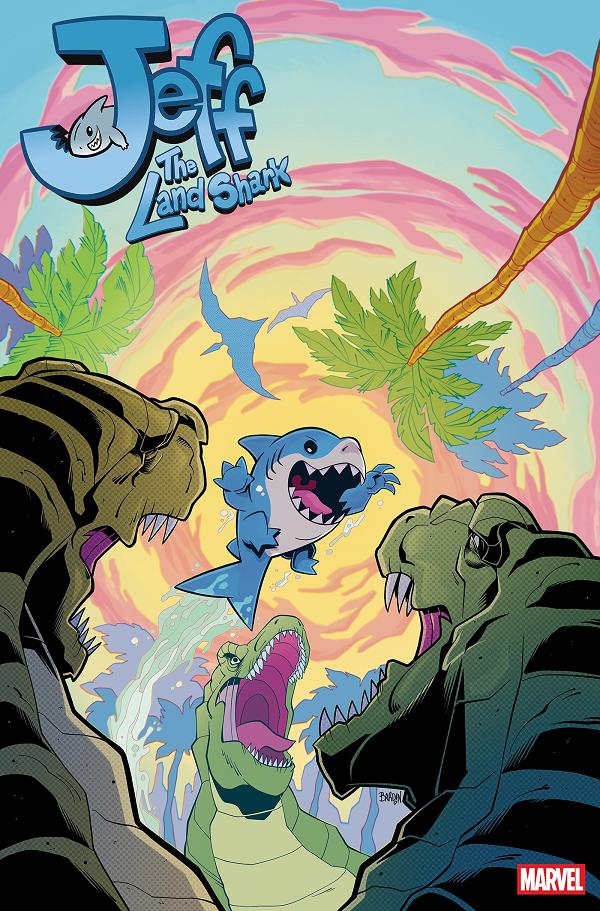 Jeff The Land Shark #4 DAVE BARDIN VARIANT [1:25] cover