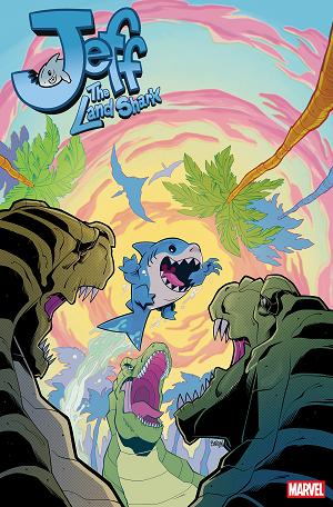 Jeff The Land Shark #4 DAVE BARDIN VARIANT [1:25] cover