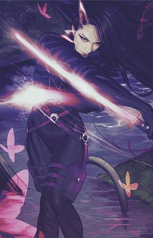 X-Men #22 JOSHUA SWABY PSYLOCKE VIRGIN VARIANT [1:50] cover
