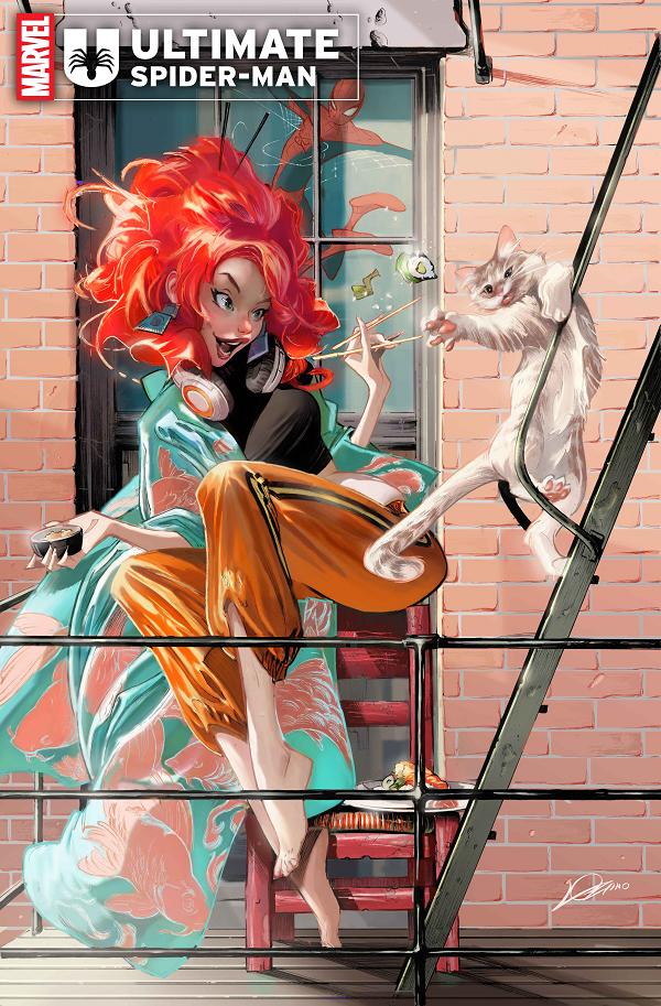 Ultimate Spider-Man #21 variant cover by Alexander Lozano