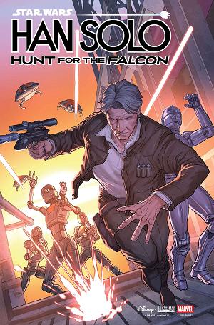 Star Wars: Han Solo - Hunt For The Falcon #1 PETE WOODS VARIANT [1:25] cover