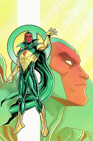 Avengers #30 LUCIANO VECCHIO VISION VIRGIN VARIANT [1:50] cover