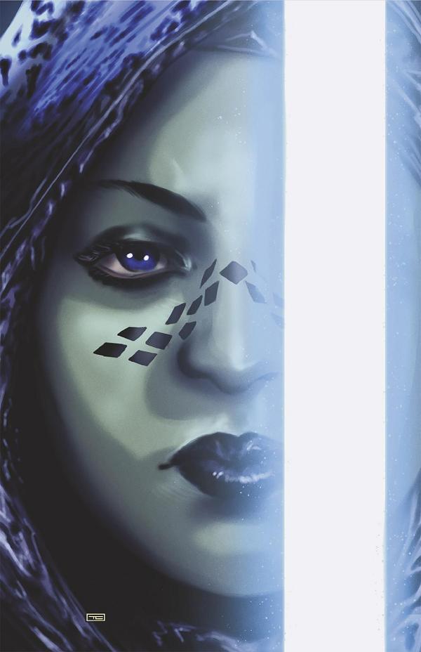 Star Wars Jedi Knights #7 TAURIN CLARKE LIGHTSABER VIRGIN VARIANT [1:50] cover