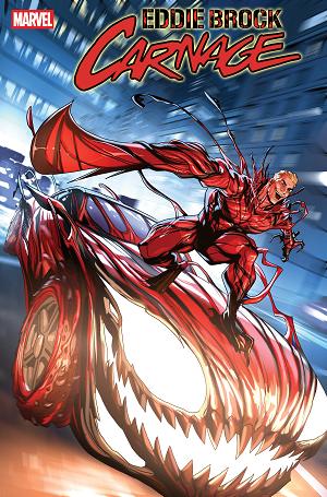 Eddie Brock Carnage #8 PETE WOODS VARIANT [1:25] cover