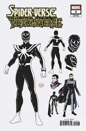 Spider-Verse Vs Venomverse #5 LUCIANO VECCHIO DESIGN VARIANT [1:10] cover