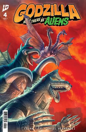 Godzilla: Here There Be Aliens Cover A (Pe) #4 Cover A (Pe) cover