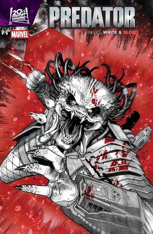 Predator Black White & Blood #3 cover