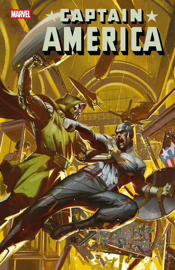 Captain America #3 cover by Ben Harvey