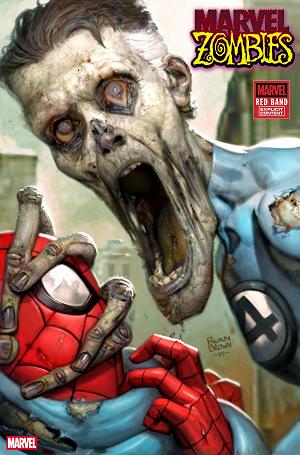 Marvel Zombies: Red Band [Polybagged] #1 RYAN BROWN VARIANT [POLYBAGGED] [1:25] cover