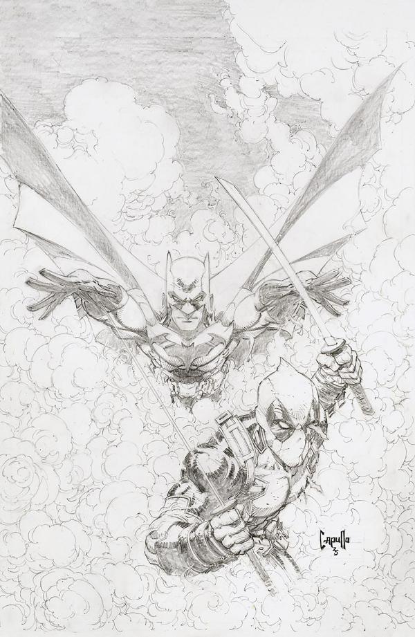 Marvel/Dc: Deadpool/Batman #1 GREG CAPULLO SKETCH VARIANT [1:200] cover