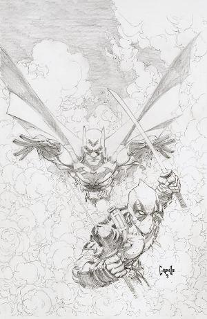 Marvel/Dc: Deadpool/Batman #1 GREG CAPULLO SKETCH VARIANT [1:200] cover