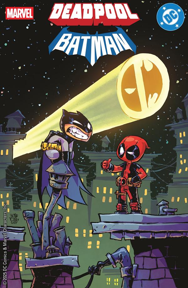 Marvel/Dc: Deadpool/Batman #1 SKOTTIE YOUNG VARIANT cover
