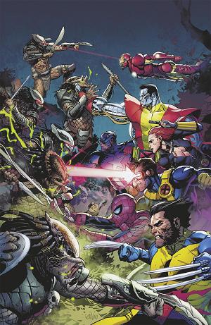 Predator Kills The Marvel Universe #2 LEINIL YU VIRGIN VARIANT [1:100] cover