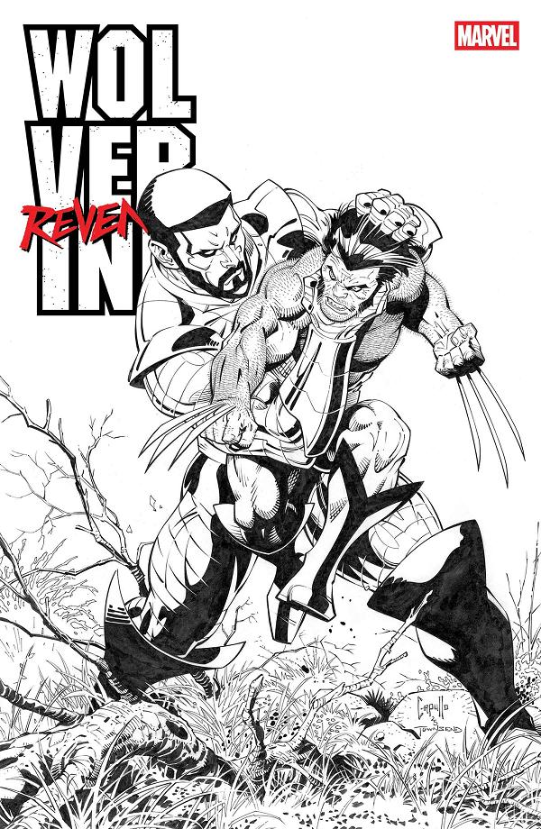 Wolverine: Revenge - Red Band: Raw - Black & White Edition [Polybagged] #3 cover