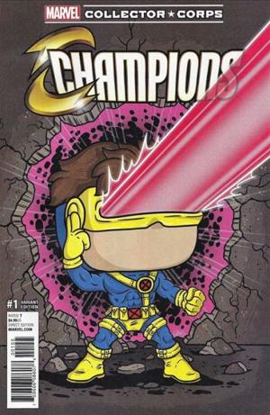 Champions #1 Marvel Collectors Corps Exclusive Variant Cover cover