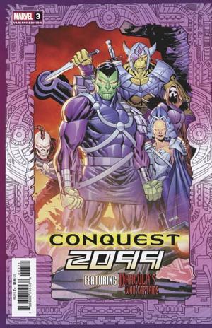 Conquest 2099 #3 (OF 5) KEN LASHLEY FRAME cover