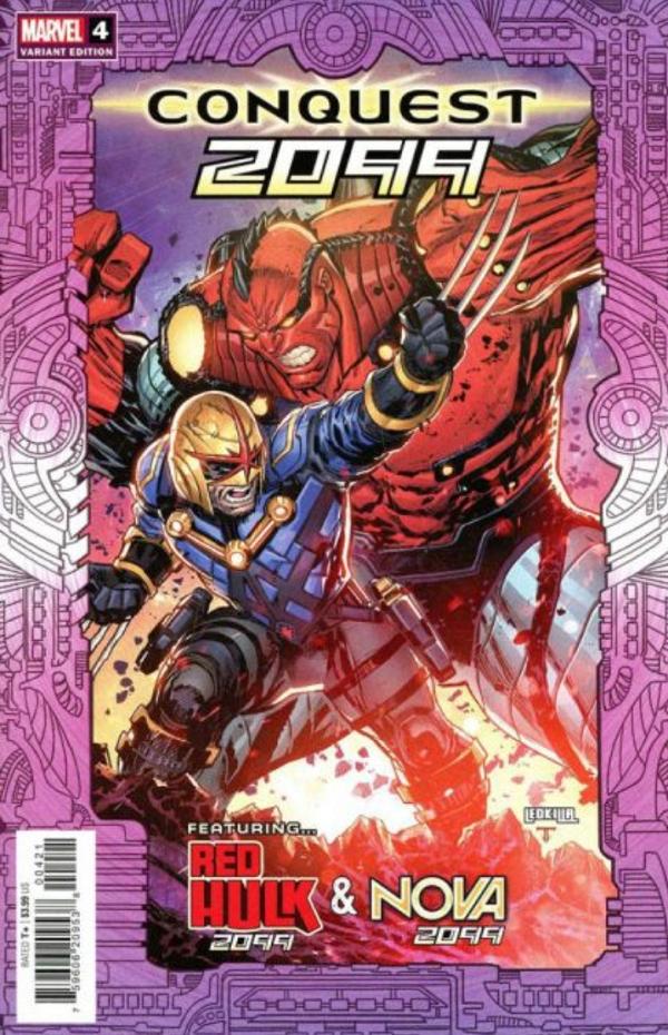Conquest 2099 #4 (OF 5) KEN LASHLEY FRAME cover