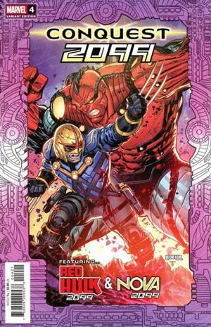 Conquest 2099 #4 (OF 5) KEN LASHLEY FRAME cover