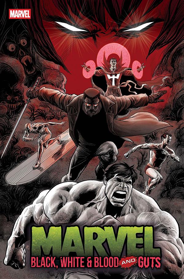 Marvel: Black, White & Blood And Guts #4 cover