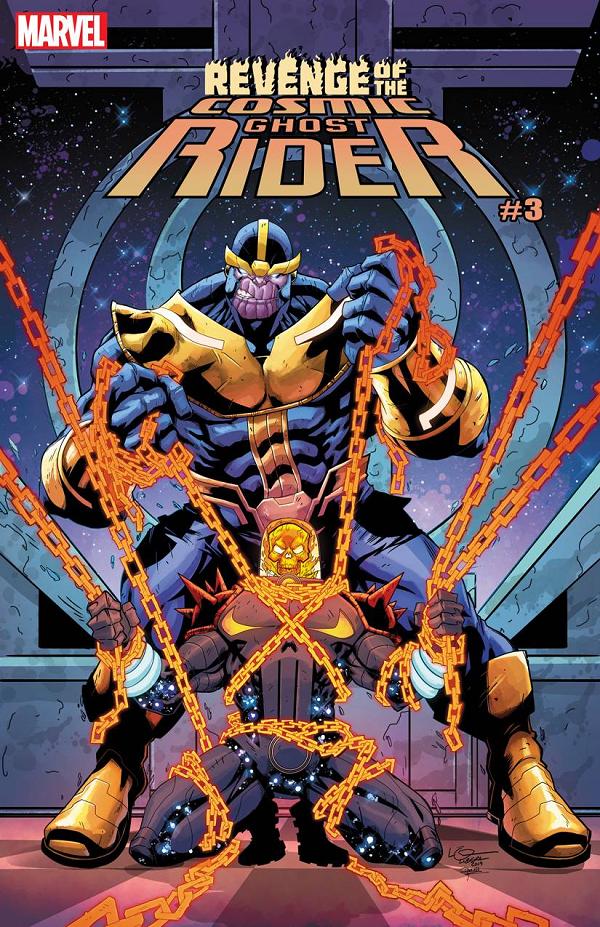 Revenge Of Cosmic Ghost Rider #3 variant cover by Logan Lubera