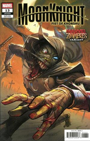 Moon Knight: Fist Of Khonshu #13 Marvel Zombies Variant cover