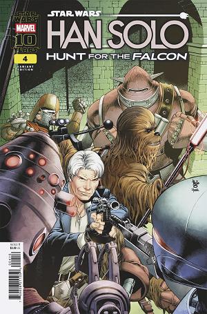 Star Wars: Han Solo - Hunt For The Falcon #4 PAULO SIQUEIRA VARIANT [1:25] cover