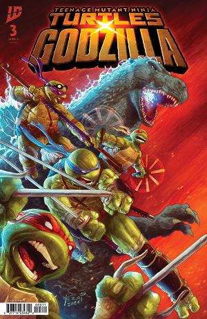 Teenage Mutant Ninja Turtles X Godzilla Cover A (Pe) #3 Cover A (Pe) cover