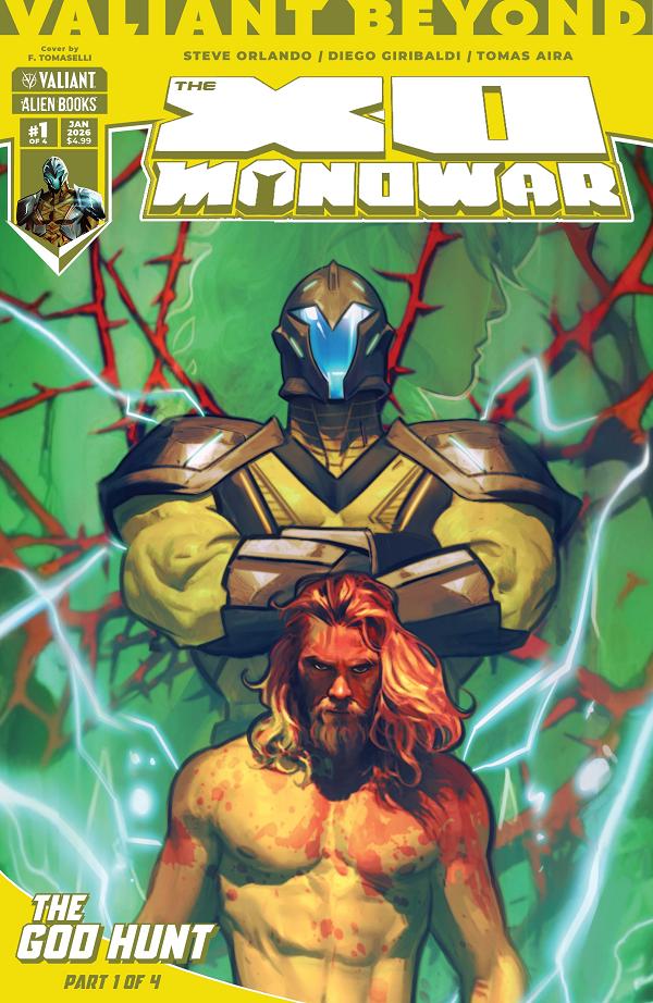 Valiant Beyond: The X-O Manowar --The God Hunt Cover A (Tomaselli) #5 Cover A (Tomaselli) cover