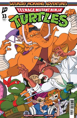 Teenage Mutant Ninja Turtles: Saturday Morning Adventures Cover A (Schoening Connecting Cover Set) #33 Cover A (Schoening Connecting Cover Set) cover