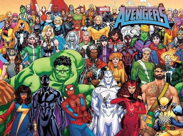 Avengers Wraparound Cover #34 WRAPAROUND COVER cover