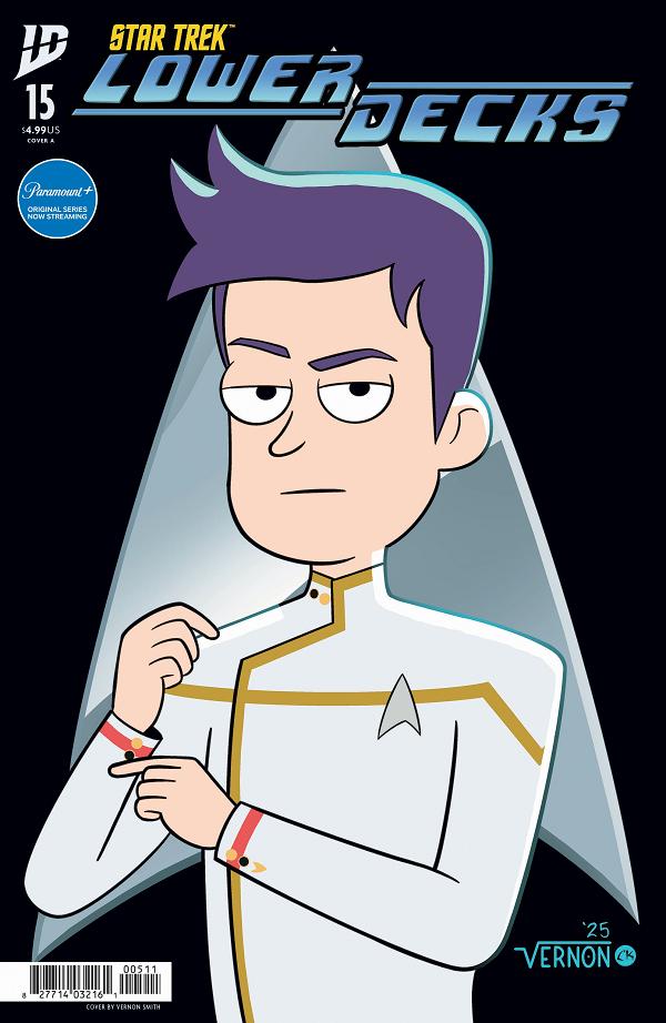 Star Trek: Lower Decks Cover A (Smith) #15 cover by Vernon Smith