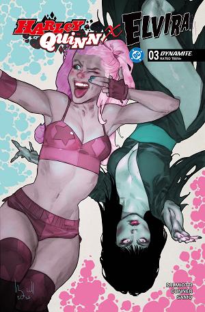 Harley Quinn X Elvira #4 CVR D CVR D BEN CALDWELL cover