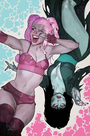 Harley Quinn X Elvira #4 CVR I CVR I INC 1:10 BEN CALDWELL VIRGIN cover