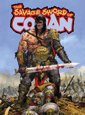 Savage Sword Of Conan #12 CVR C CVR C ADRIAN SMITH FOIL cover