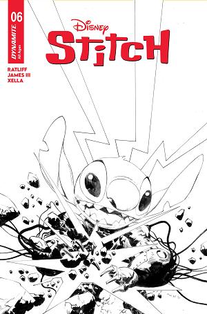 Stitch #6 CVR E CVR E INC 1:10 JAE LEE LINE ART cover