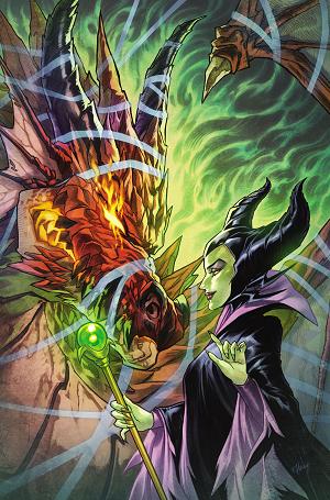 Disney Villains Maleficent #4 CVR G CVR G INC 1:15 ELLERY VIRGIN cover